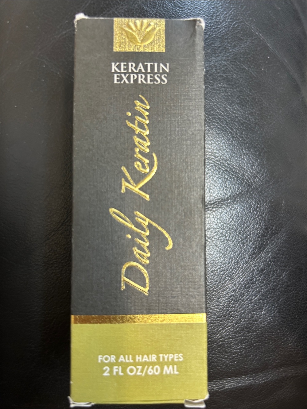 Daily Keratin Hair Treatment - Black & Gold